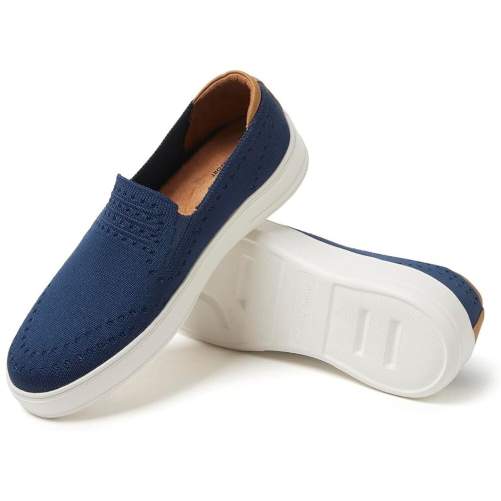 NO BOX Dearfoams Women's Sophie Slip On Casual Shoes Navy Size 7.5 $60 KK302